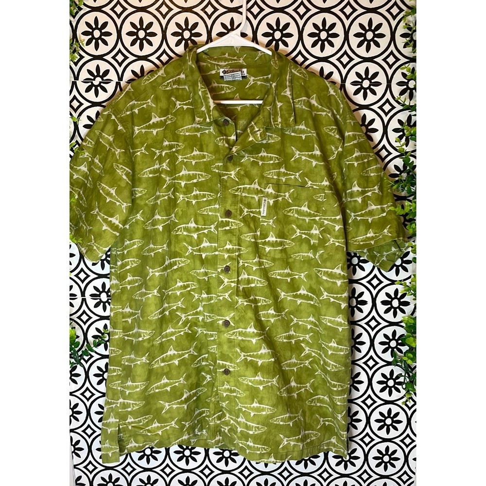 Columbia Hawaiian Shirt mens XXL